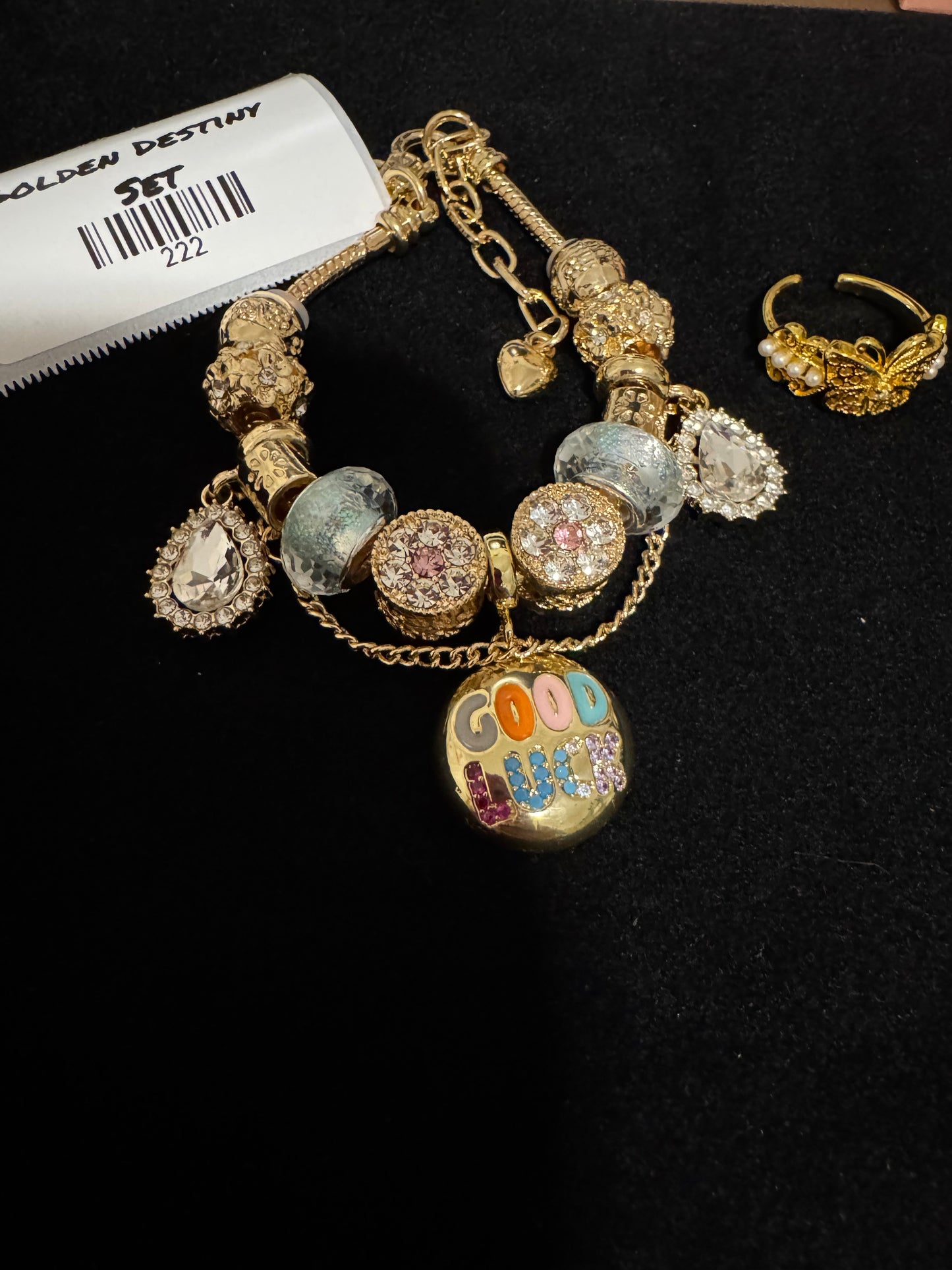 Golden Destiny set (Adjustable Ring)