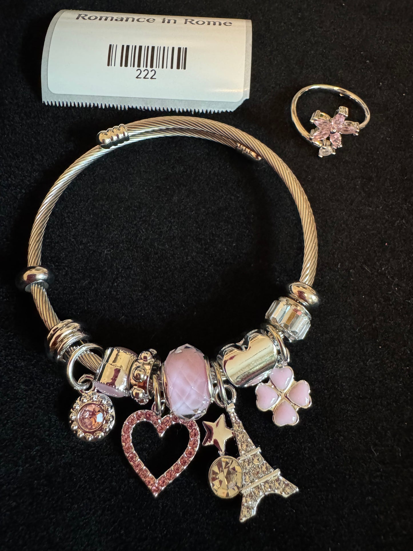Romance in Rome Set (Adjustable Ring)