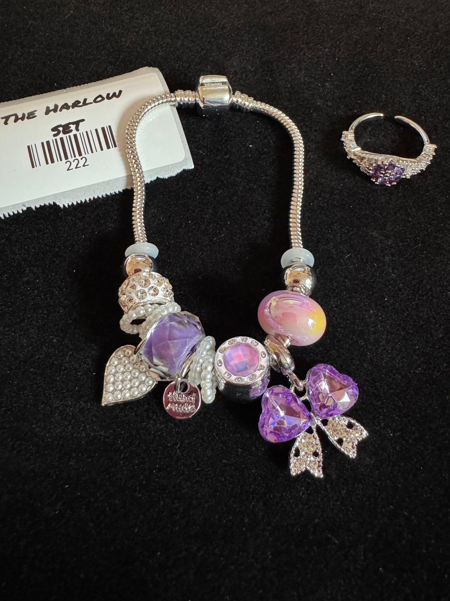 The Harlow set with adjustable ring