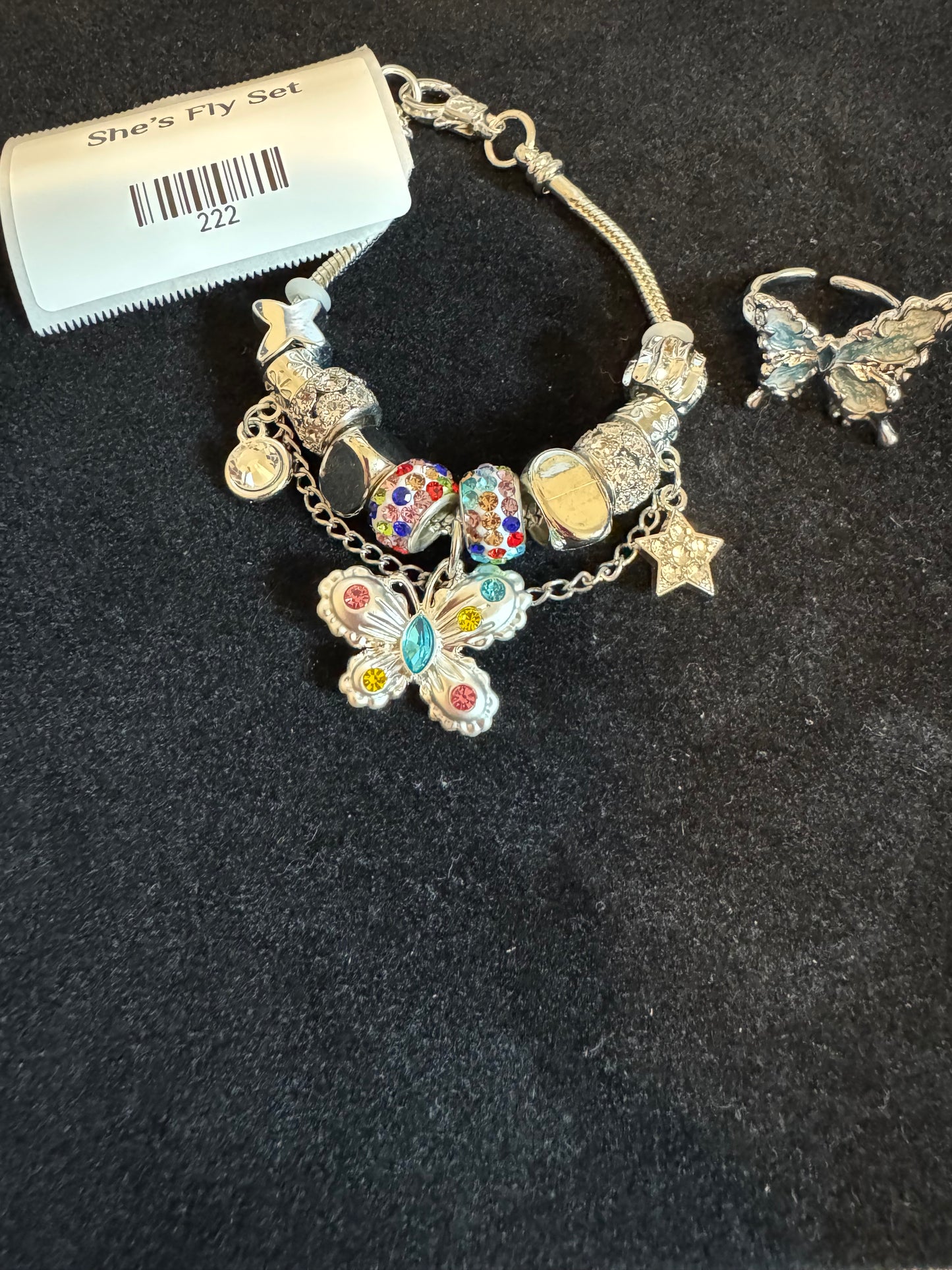 She’s Fly Set (Adjustable Ring)