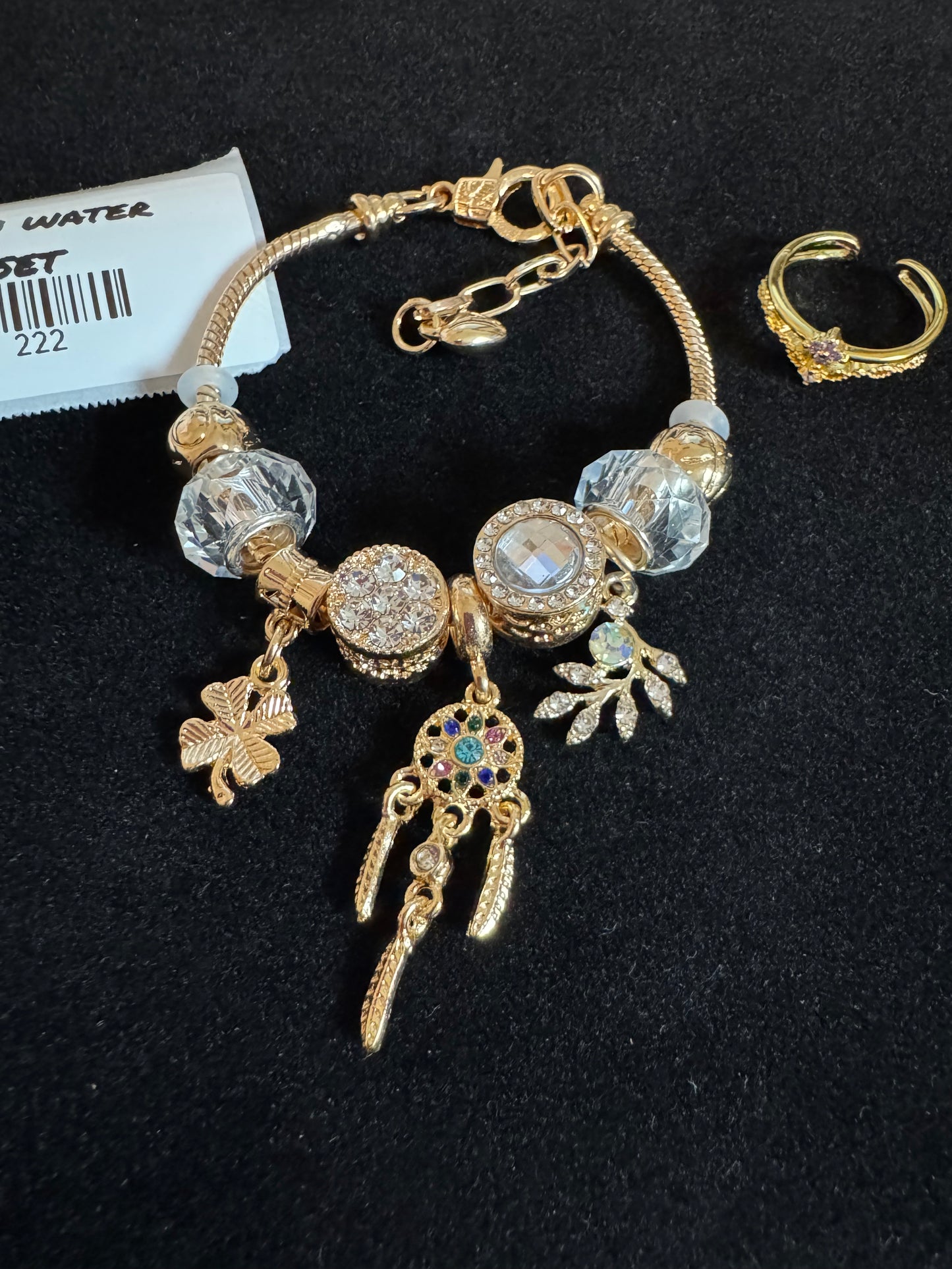 Moon Water set with adjustable ring