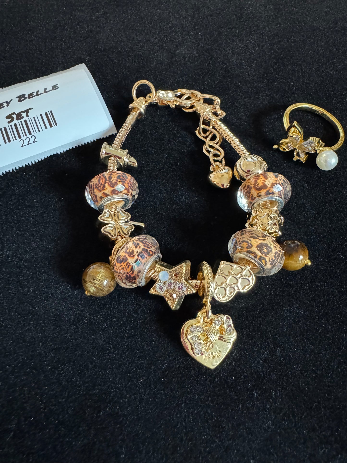 Honey Belle set with adjustable ring
