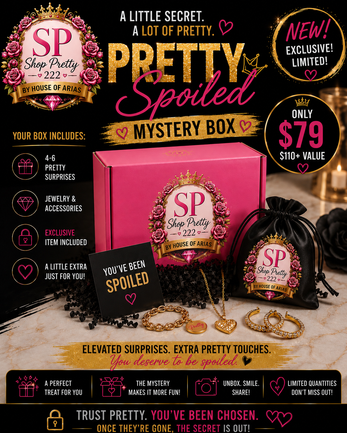 Pretty spoiled mystery box 