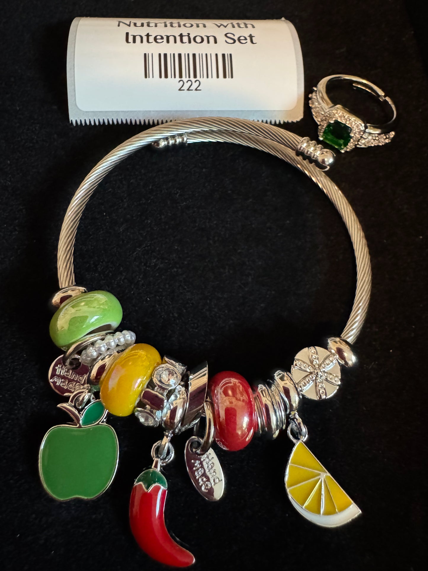 Nutrition with Intention Set  (Adjustable Ring)