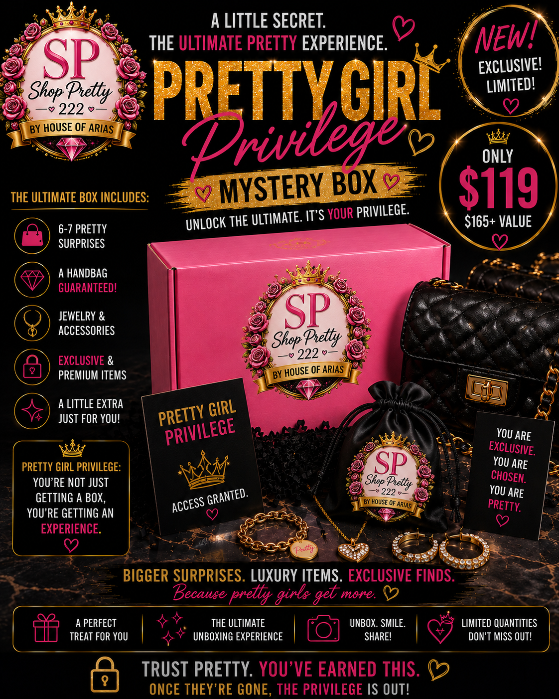 Pretty girl privilege mystery box ￼
