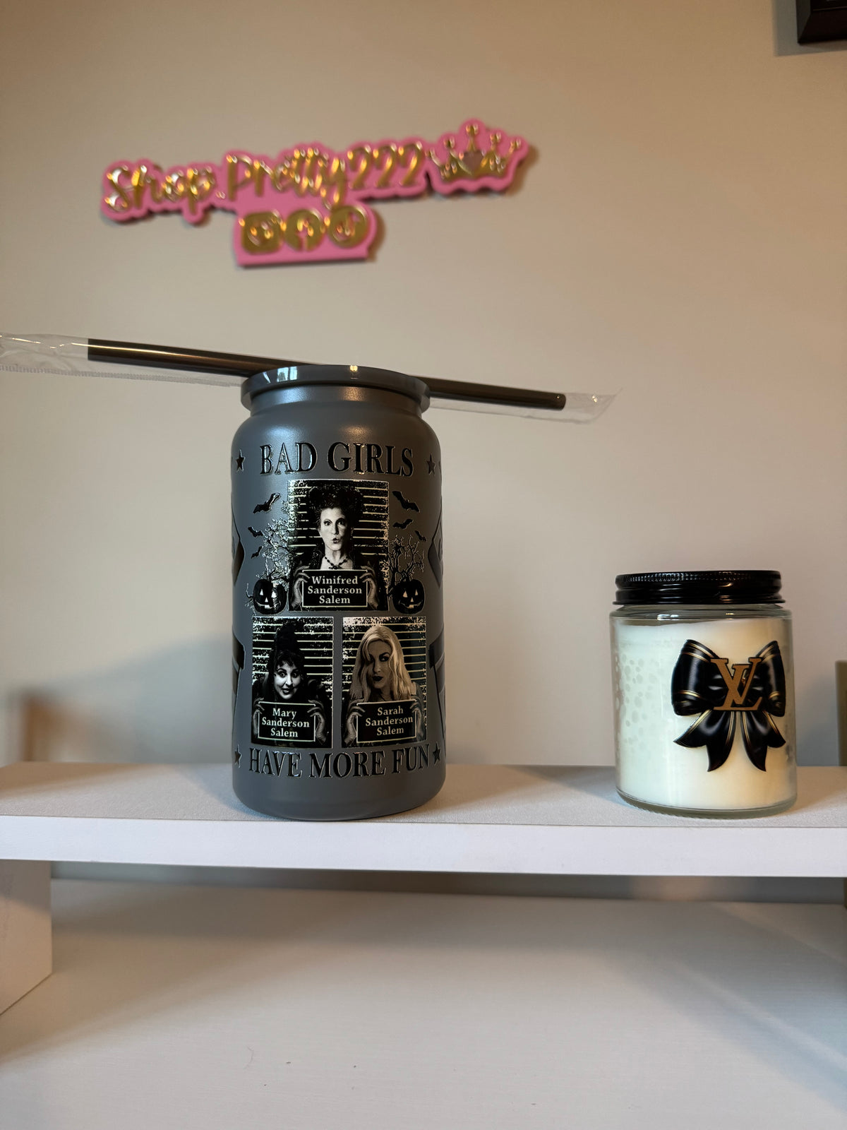 Halloween Cup- Sanderson sisters mug shot