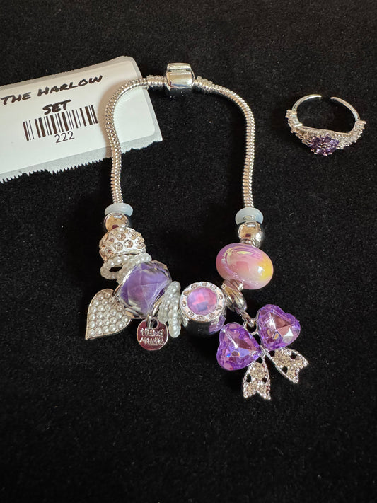 The Harlow set with adjustable ring