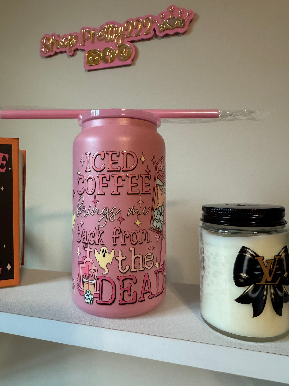 Halloween cup- iced coffee