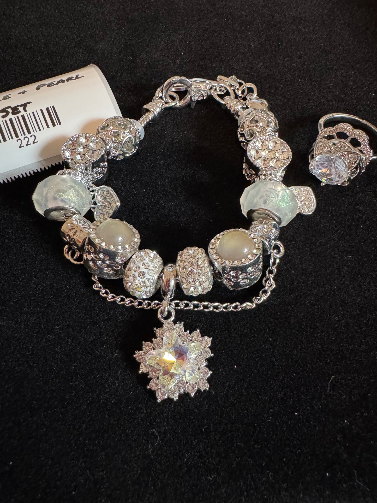 Bramble & Pearl Set (Adjustable Ring)