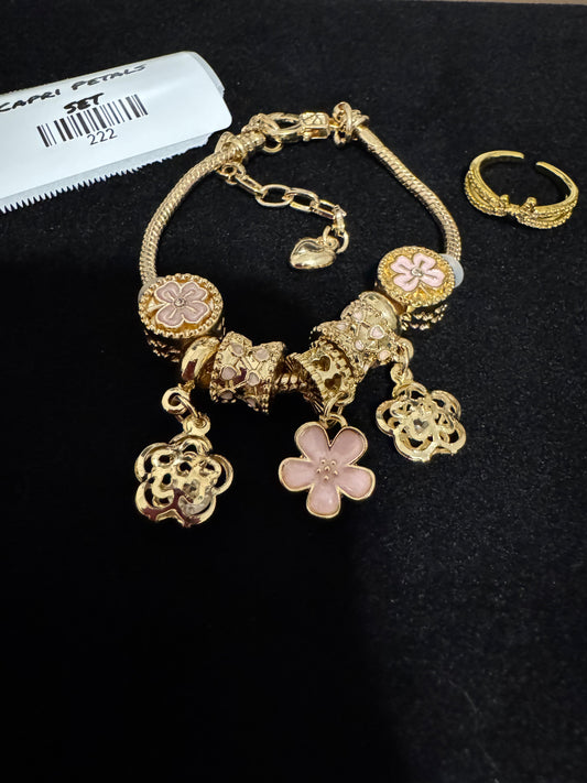 Capri Petals set (Adjustable Ring)
