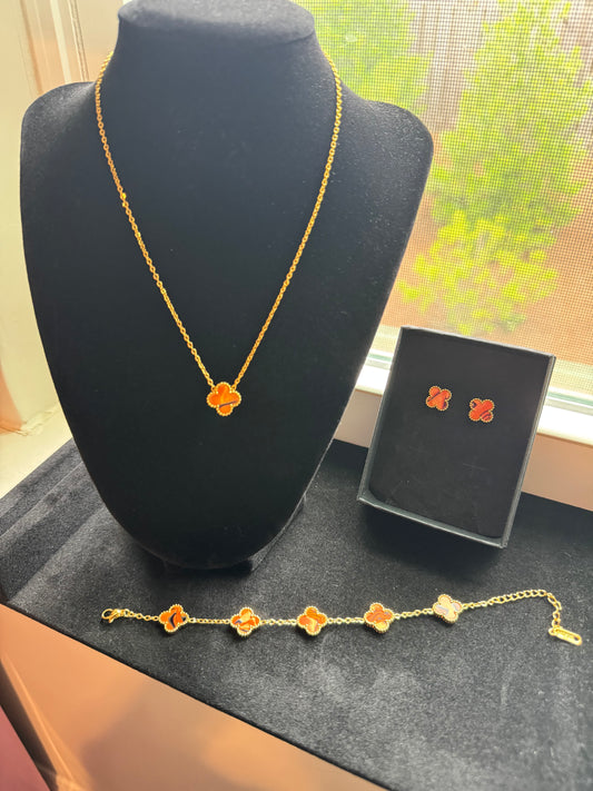 Queen of the Jungle (orange and black marble)