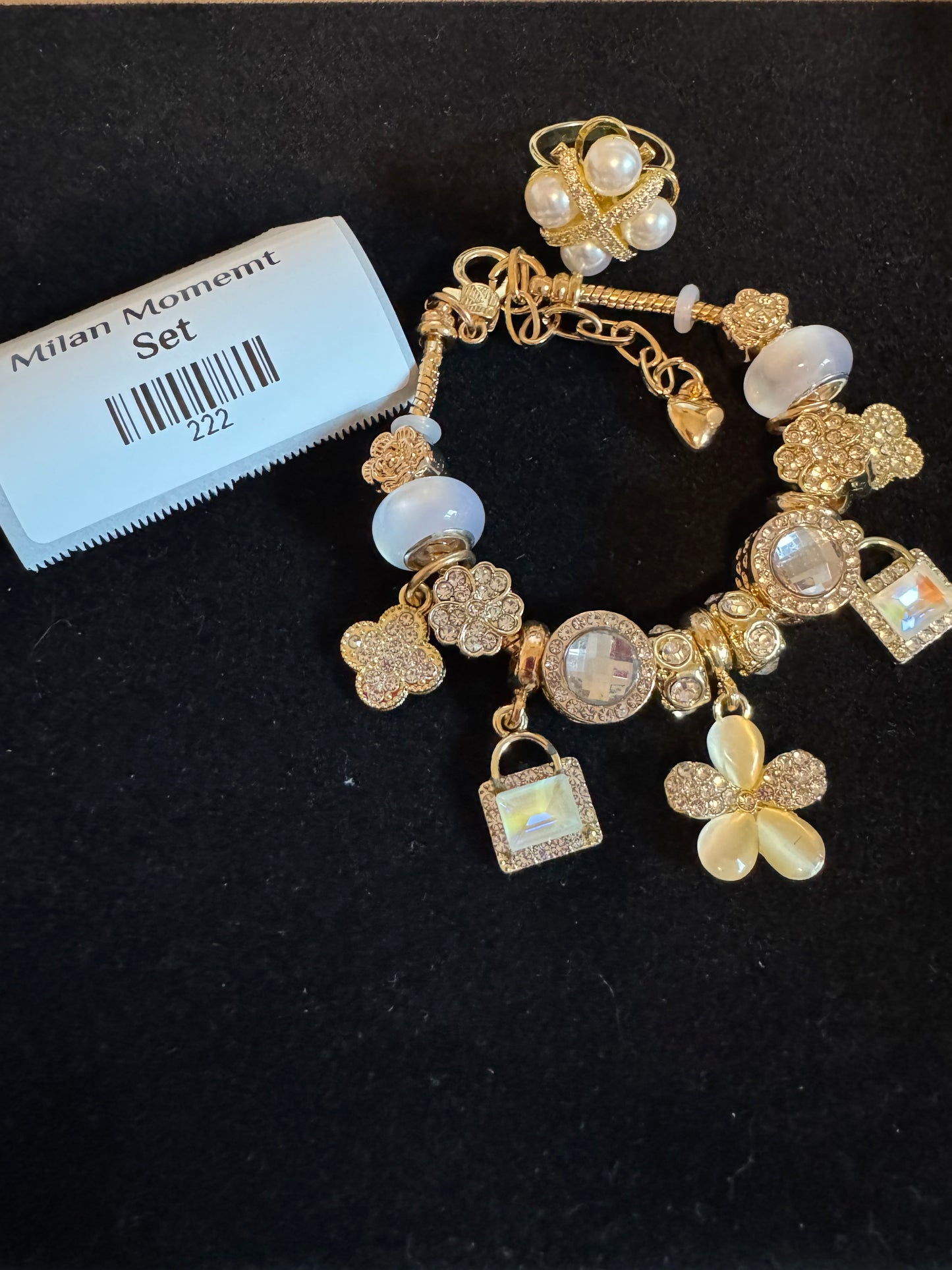 Milan Moment set with adjustable ring