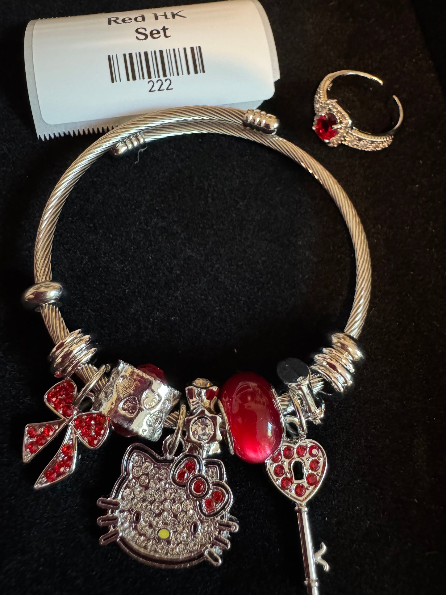 Red HK set (Adjustable Ring)